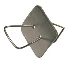 Closure clip, aluminum with spring